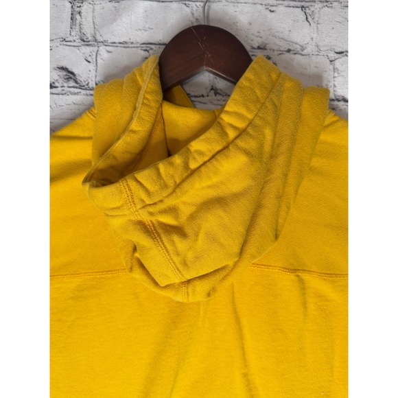 American Eagle Outfitters Mens Yellow Graphic Hoodie Sweatshirt Medium M - Picture 6 of 7